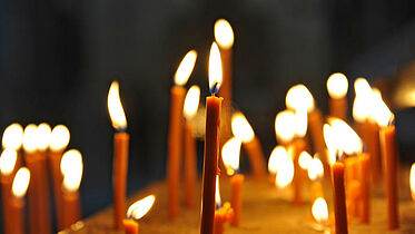 Dom zu Bamberg Kerzen zum Gedenken