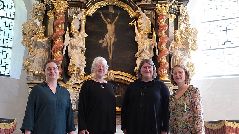 Die Heider Gemeindepastorinnen (von links): Andra Bock, Astrid Buchin, Tanja Sievers und Luise Jarck-Albers.