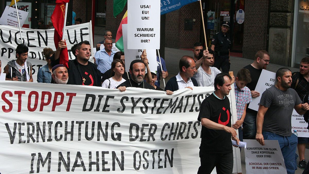 600 Menschen Protestieren Gegen Christenverfolgung In Nahost