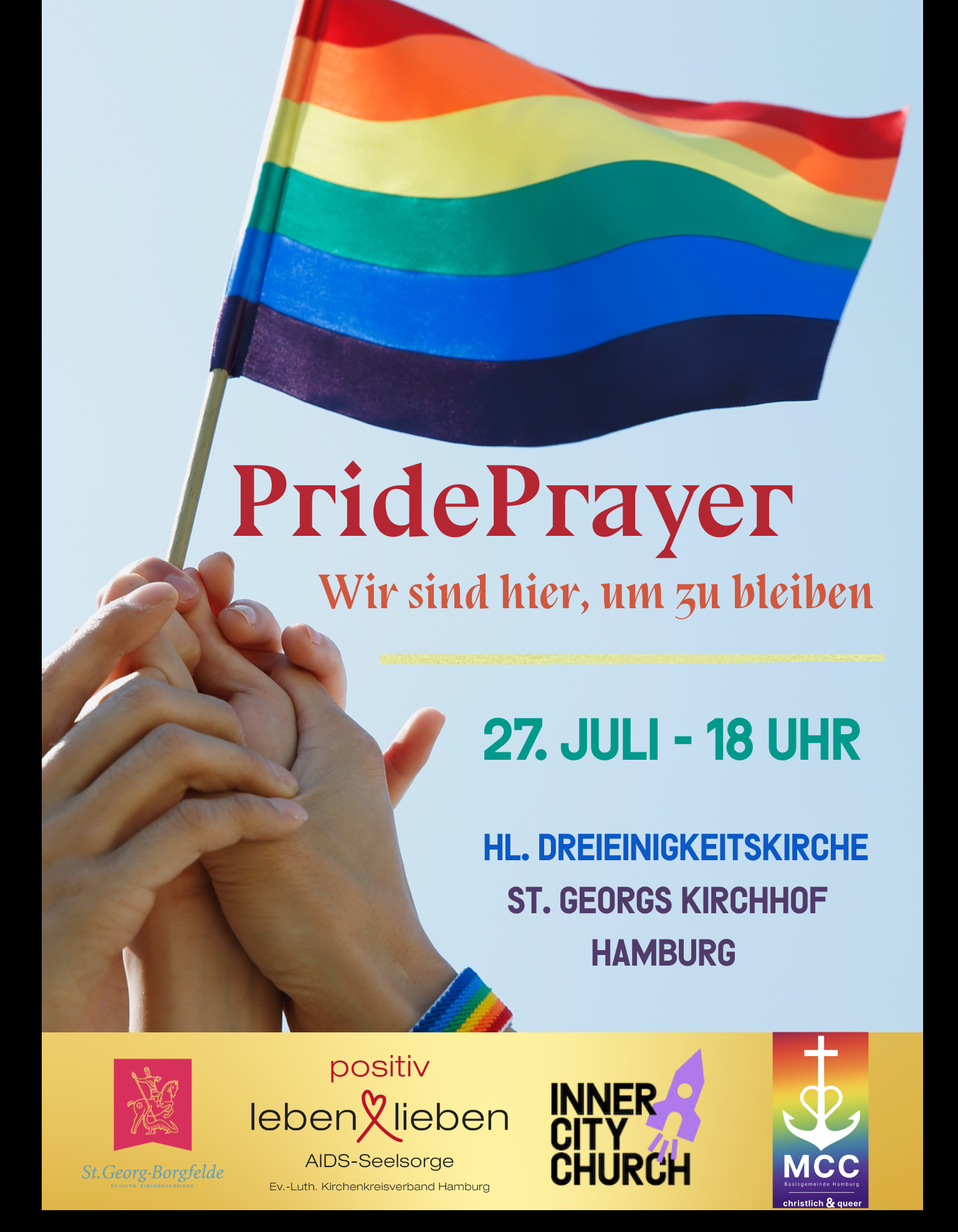 Gottesdienst positiv leben & lieben zur Pride Week