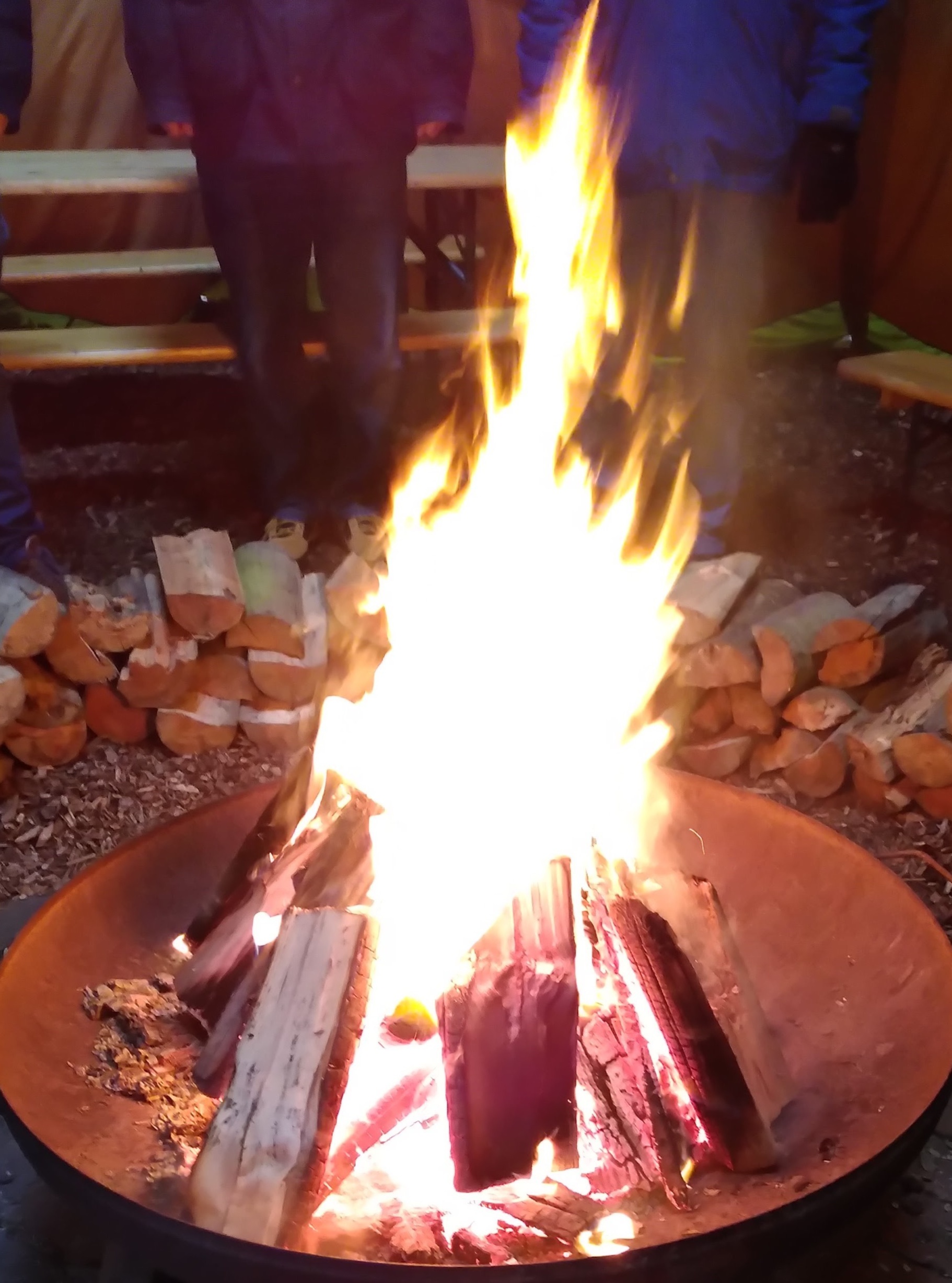 Feuer und Flamme