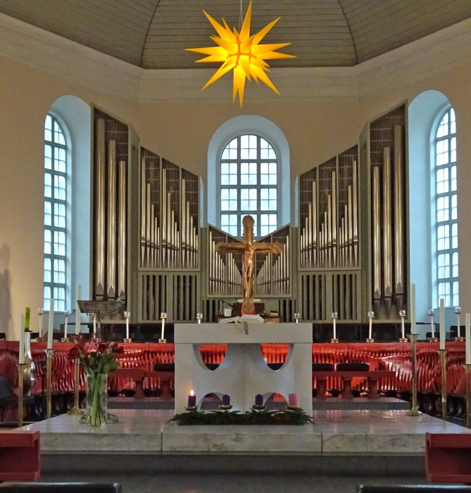 Evangelische Messe am 1. Weihnachtstag