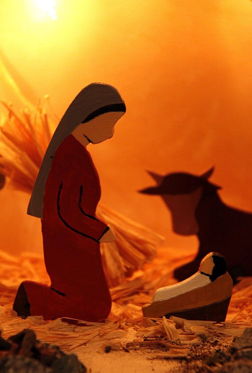 Heiligabend mit kleinem Krippenspiel