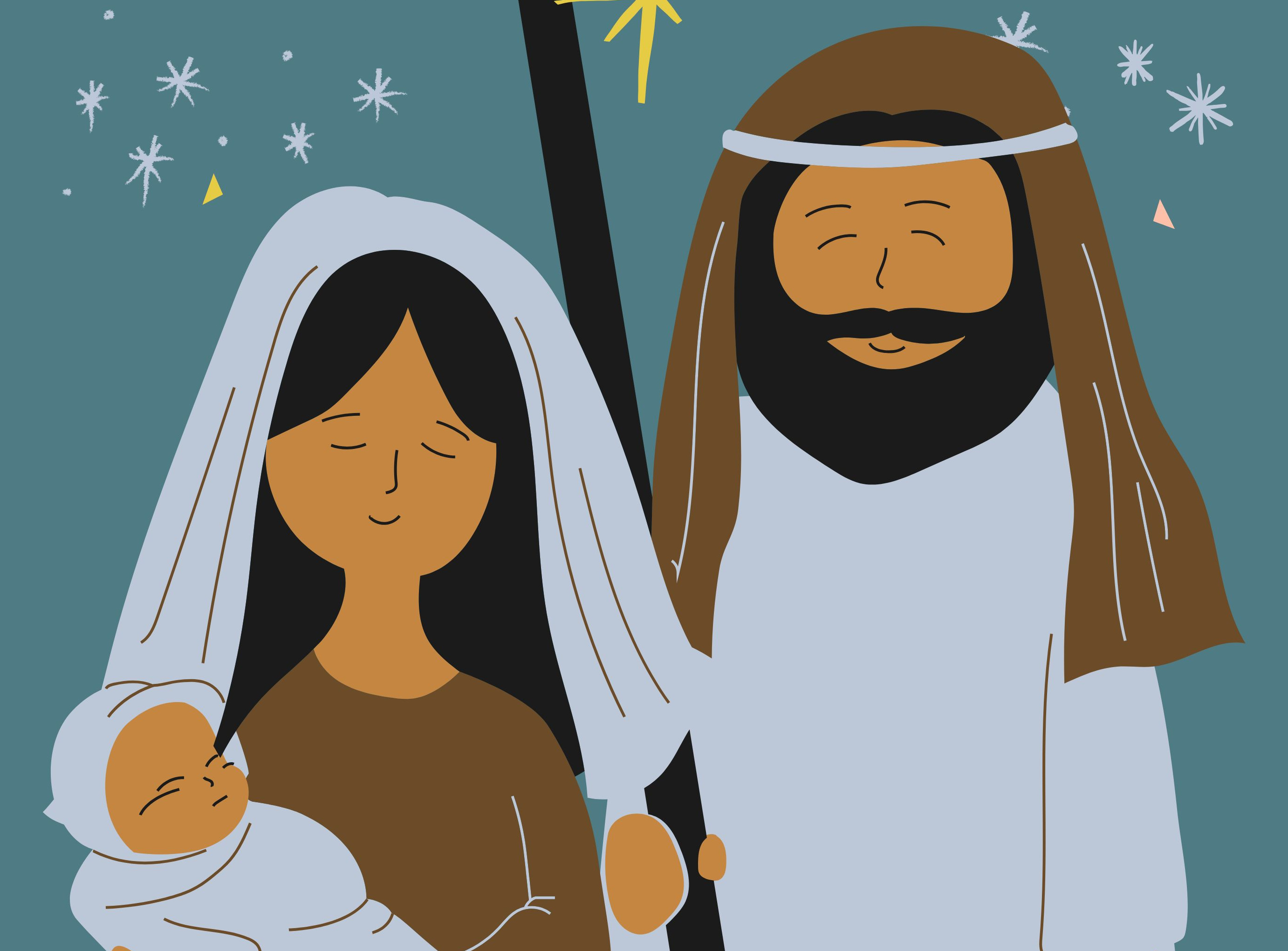 Krabbeln an der Krippe in der Christuskirche