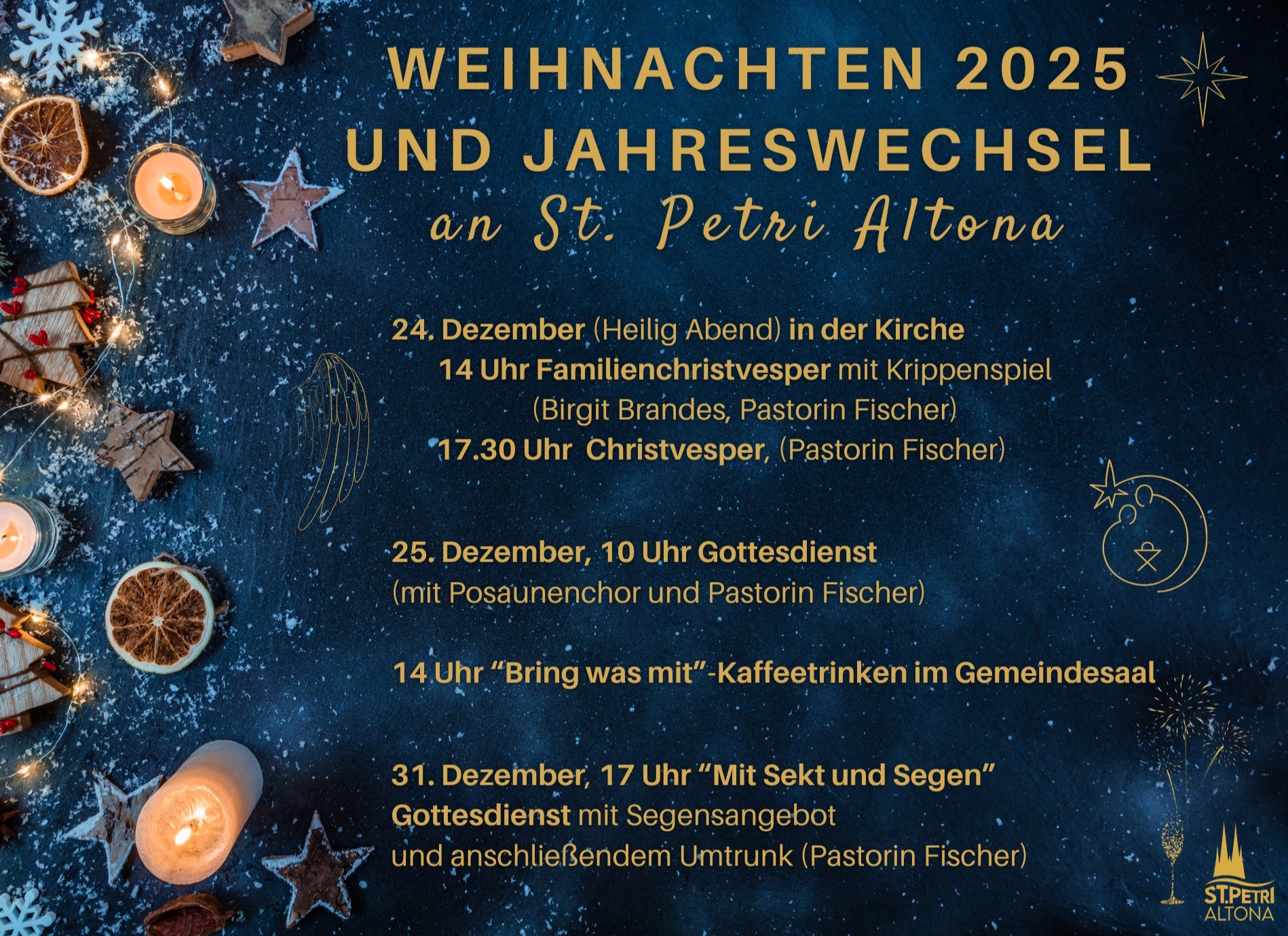 Gottesdienst am 1. Weihnachtstag mit Posaunen