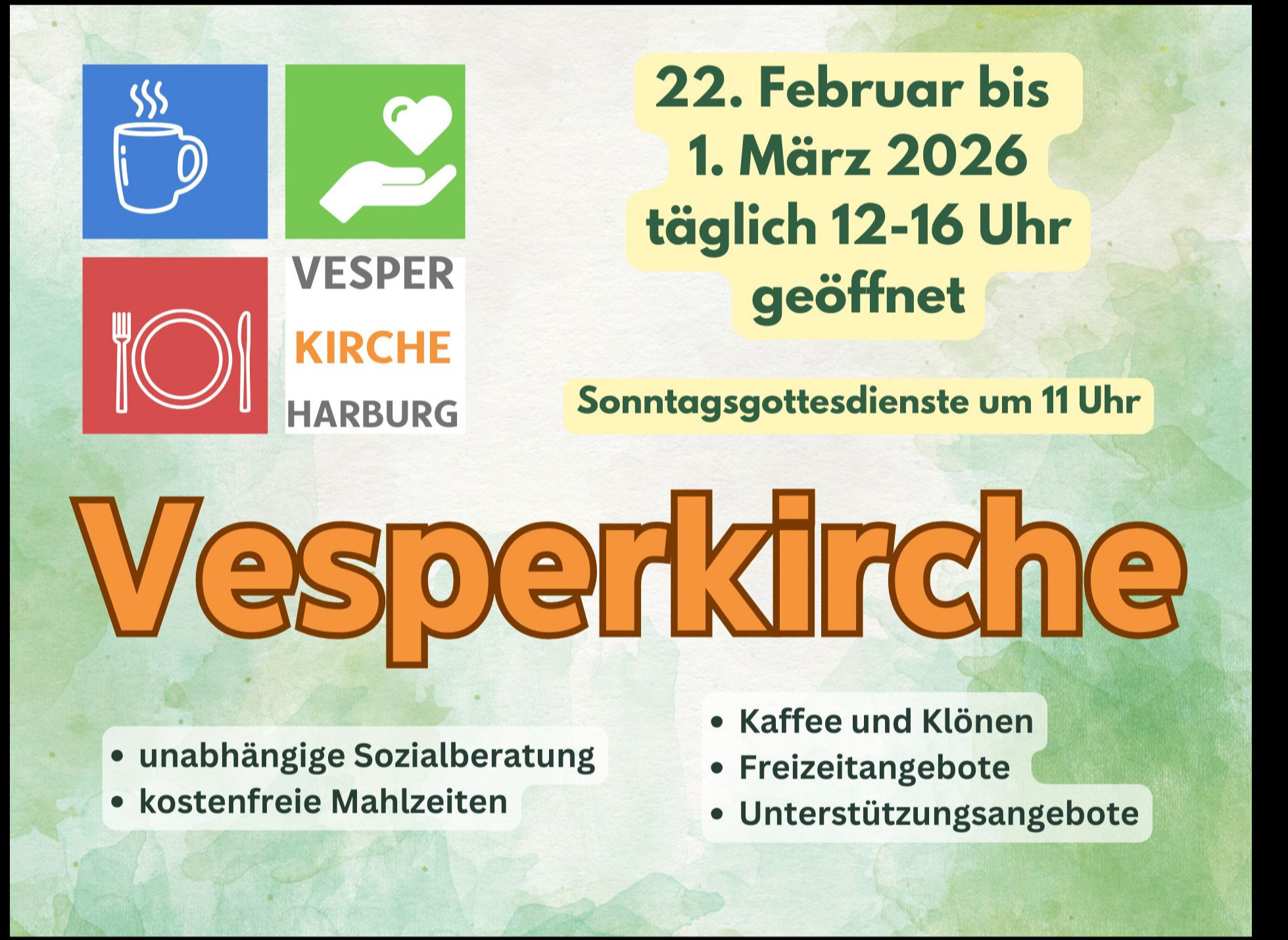 Vesperkirche Harburg 2026: Tag 3