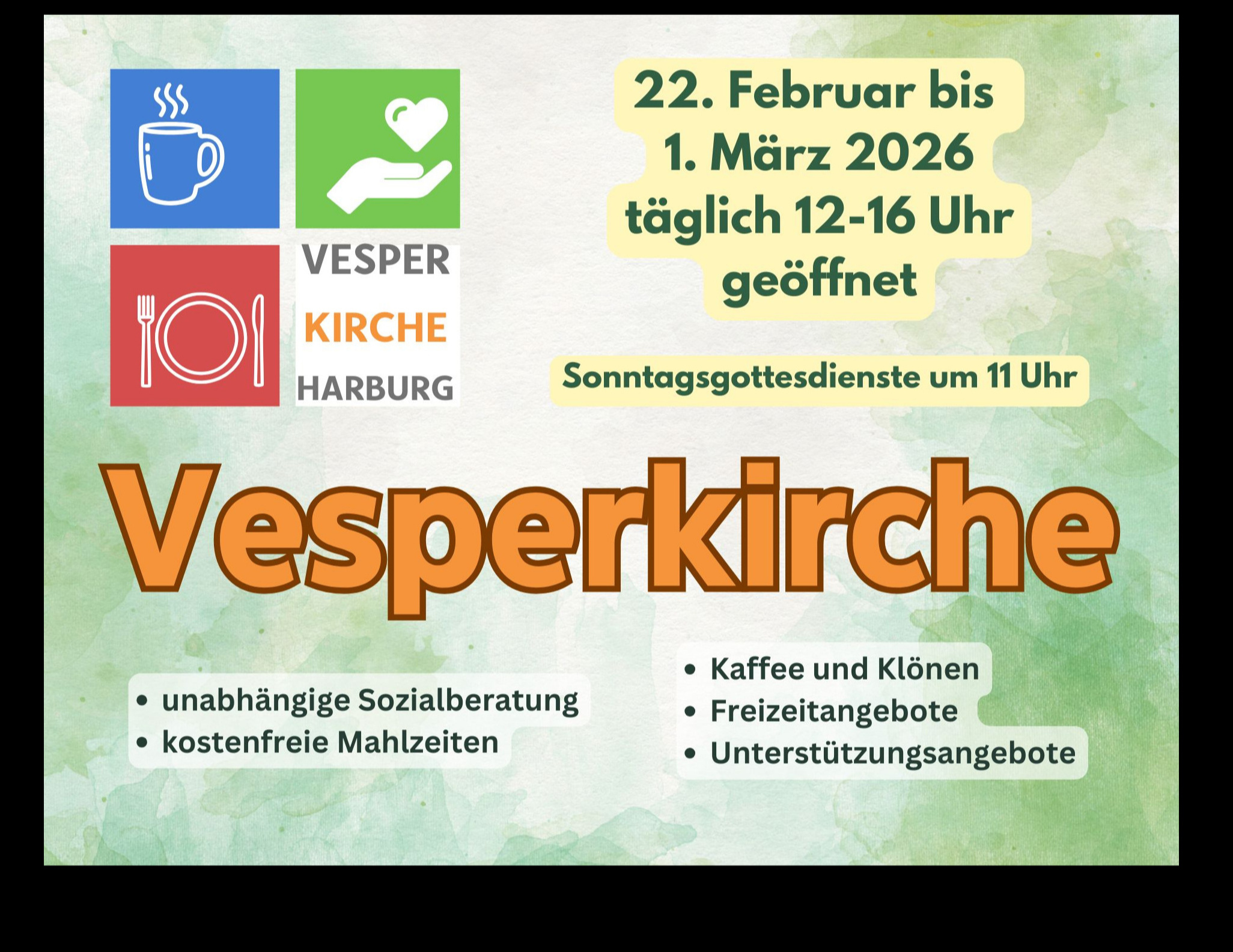Vesperkirche Harburg 2026: Tag 6