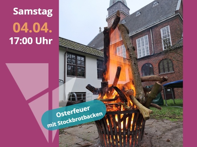 Osterfeuer mit Stockbrotbacken
