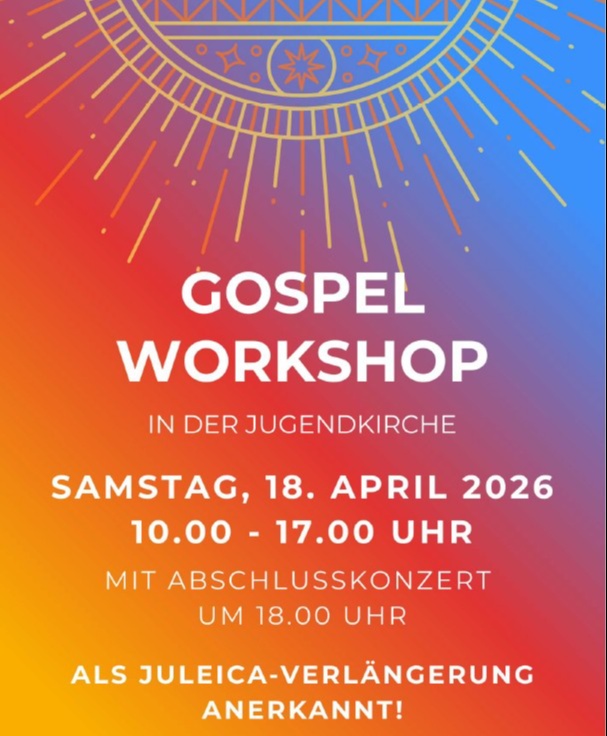 Gospel-Workshop in der JuKi  (anerkannt als Juleica-Verlängerung)