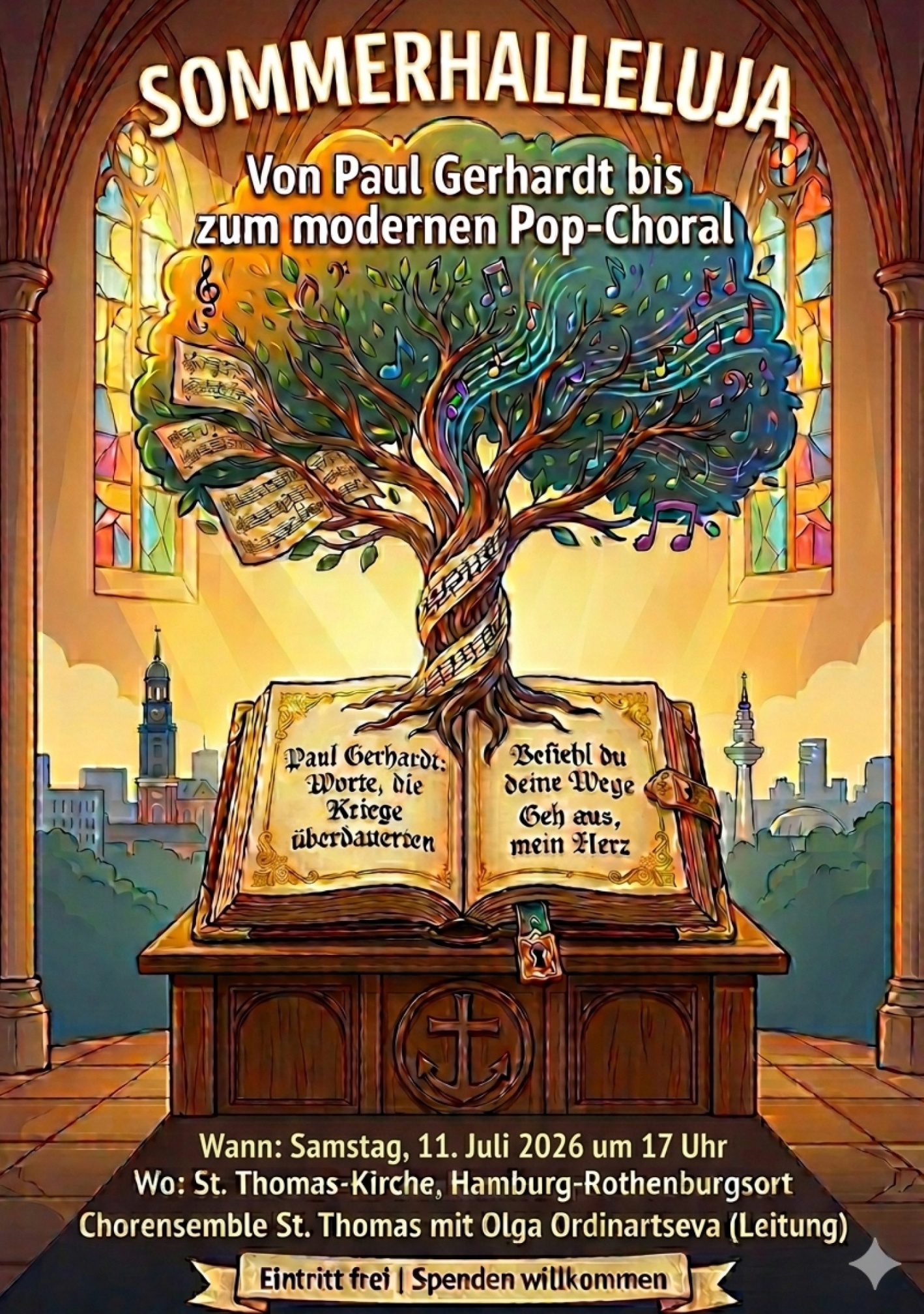 Chorensemble-Konzert im Juli