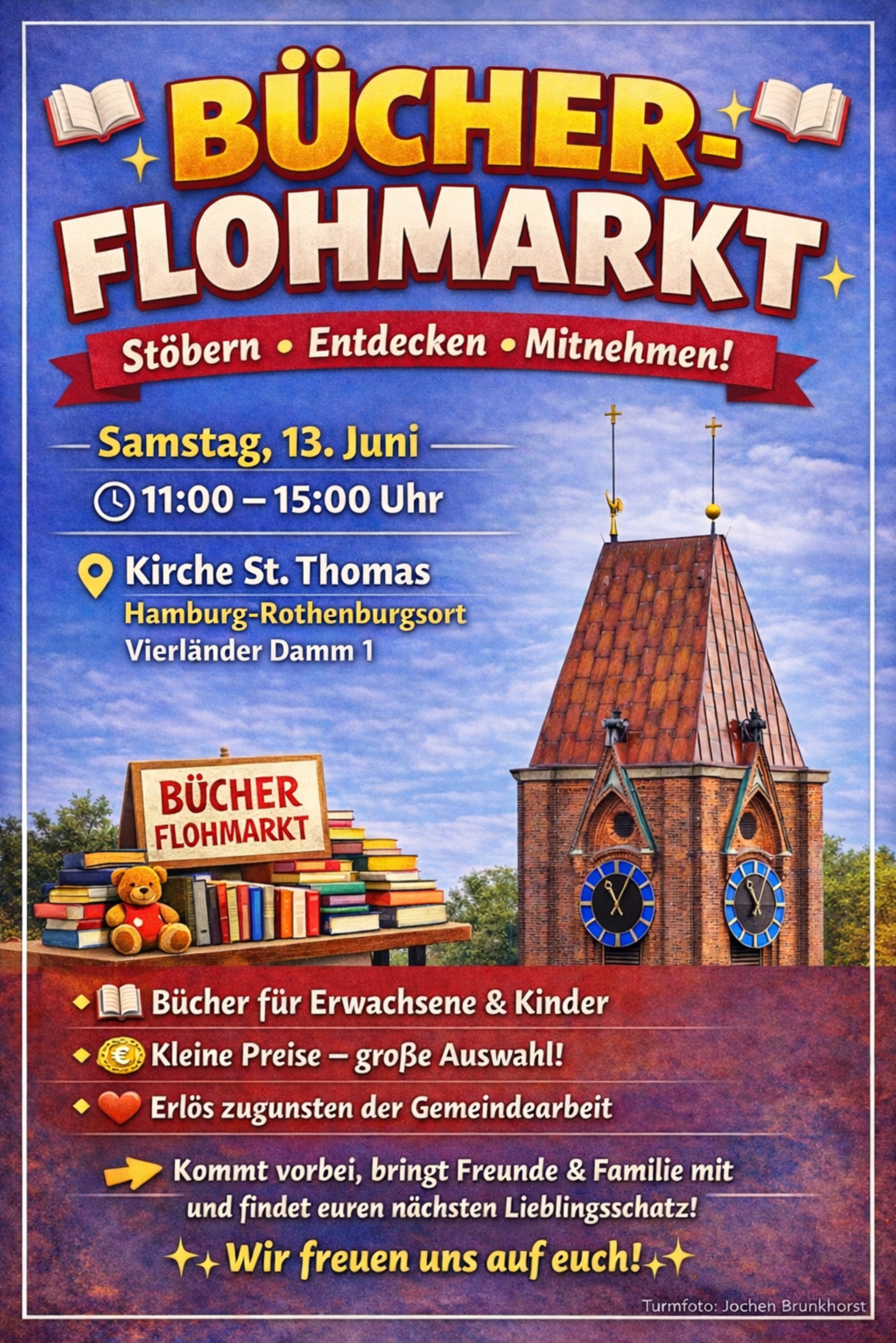 1. Bücherflohmarkt in St.Thomas