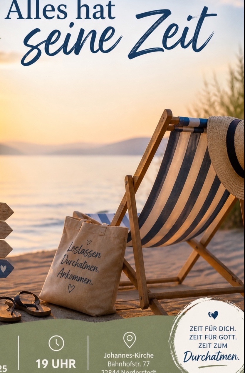 Gottesdienst- Chill Out vor den Sommerferien