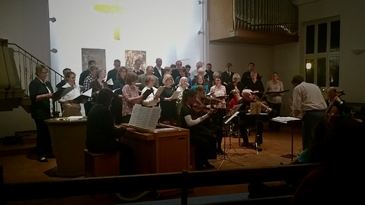 Chormusik im Gottesdienst zum Ewigkeitssonntag in der Pauluskirche