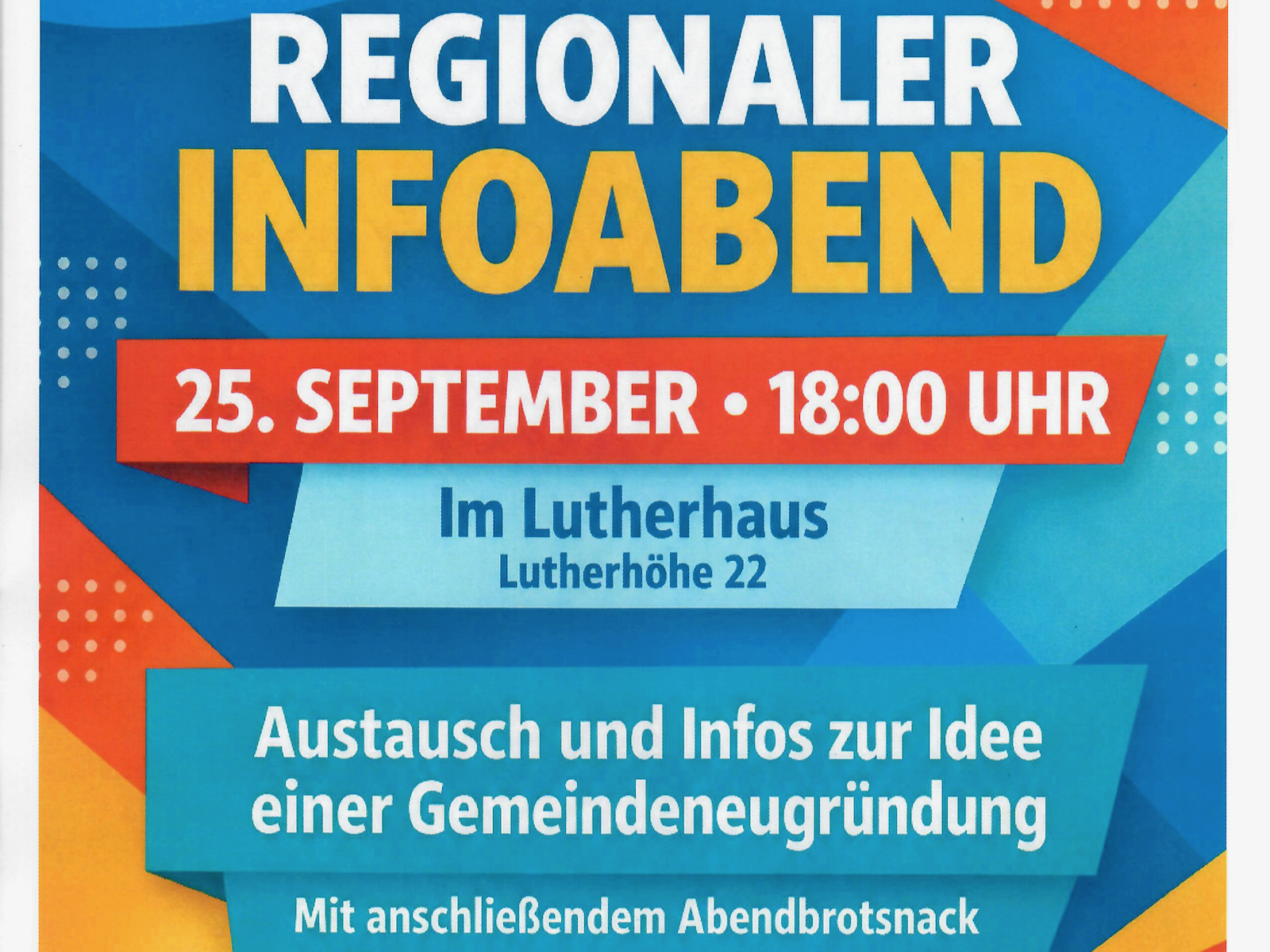 Regionaler Infoabend