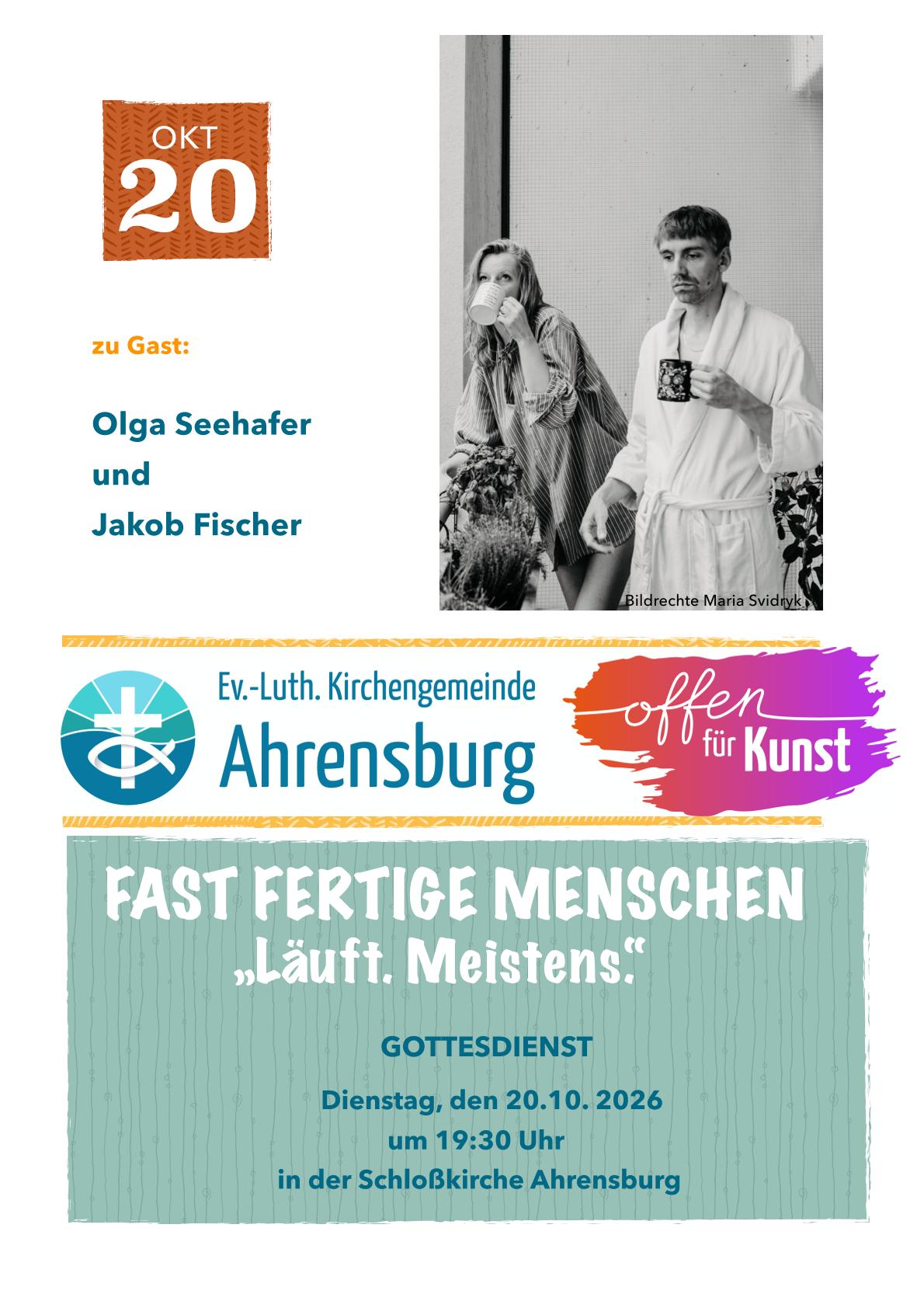 Offen für Kunst  Offen für Kunst - Fast Fertige Menschen "Läuft. Meistens."