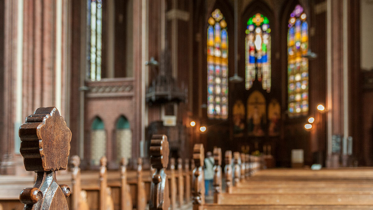 Bald mit LEDs beleuchtet: Die Paulskirche in Schwerin