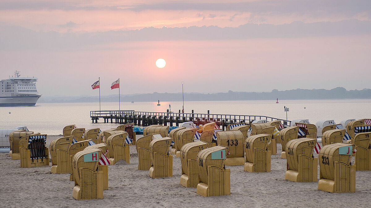 Lübeck-Travemünde am Morgen