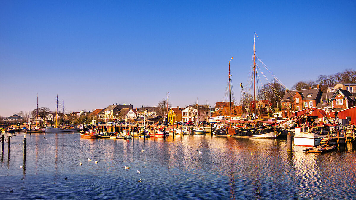 Der Hafen von Eckernförde