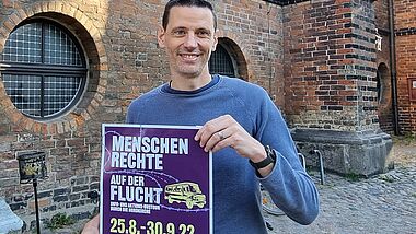 Lars Müller, Flüchtlingsbeauftragter im Kirchenkreis Mecklenburg 