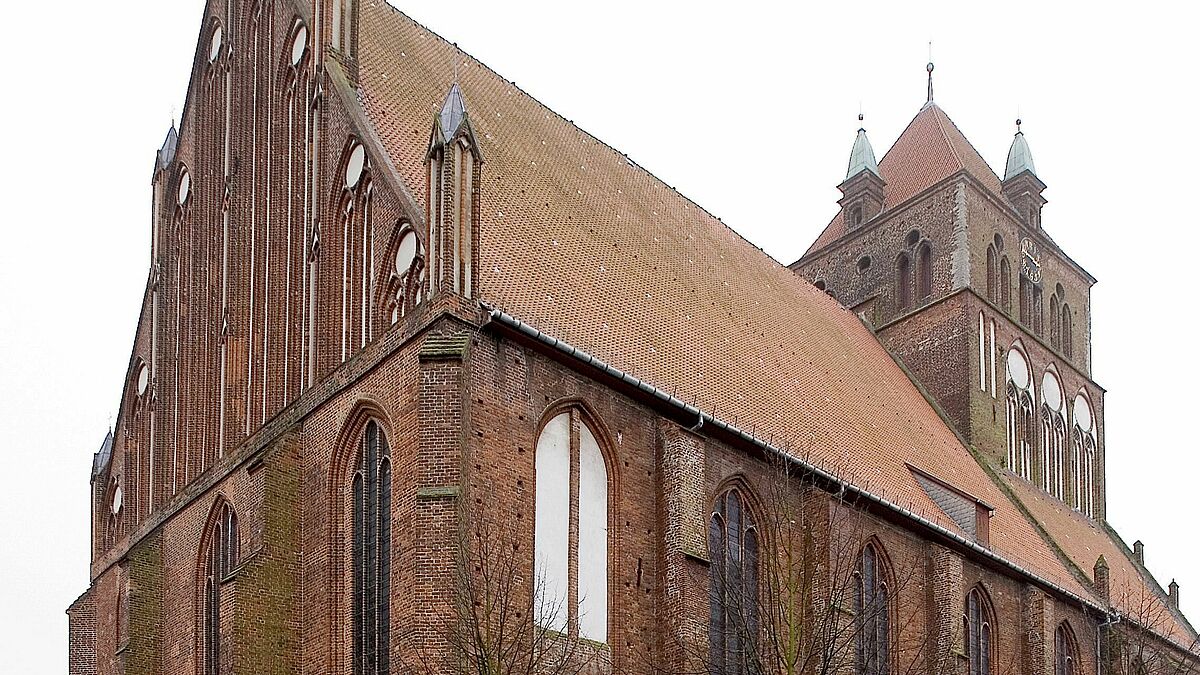 Die Greifswalder St. Marienkirche.