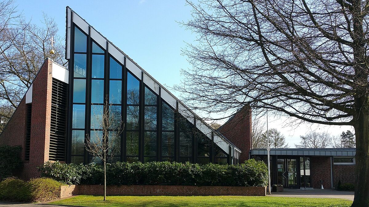 So sah die Kirche in Fockbek vor dem Abriss aus.