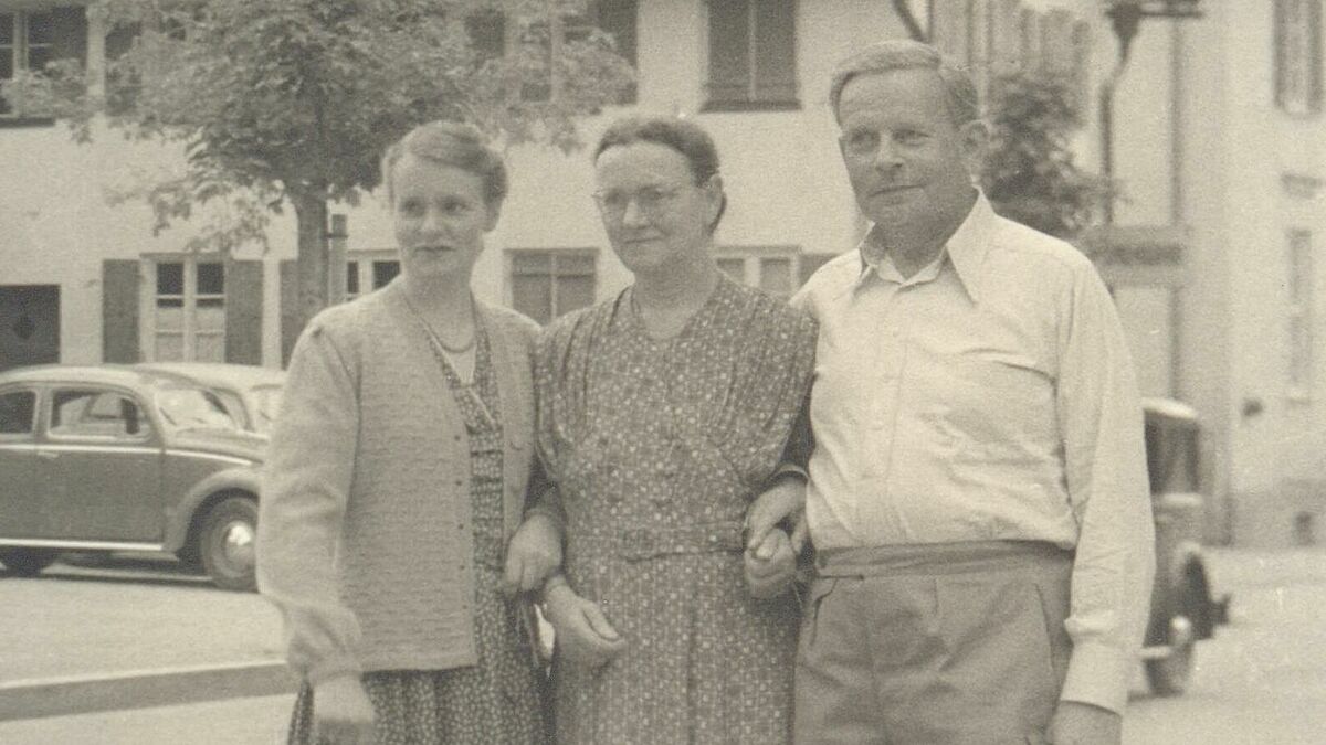 Yad Vashem ehrt das Ehepaar Jannasch, hier ein Familienbild mit Tochter Christine (links), als Gerechte unter den Völkern.