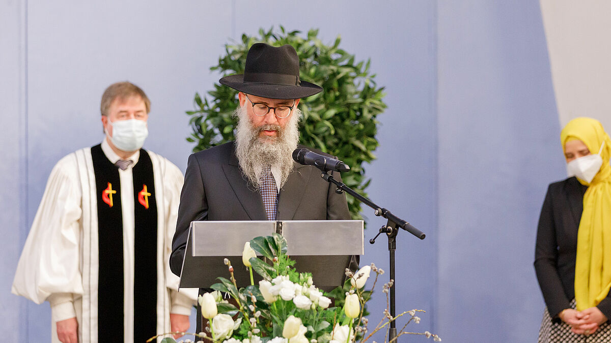 Ansprache von Landesrabbiner Shlomo Bistritzky (Jüdische Gemeinde Hamburg) 