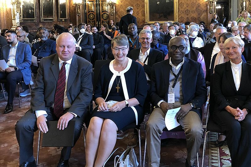 Die Gäste der Fachkonferenz wurden am Montagabend im Hamburger Rathaus empfangen.