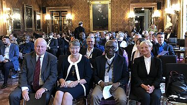 Die Gäste der Fachkonferenz wurden am Montagabend im Hamburger Rathaus empfangen.