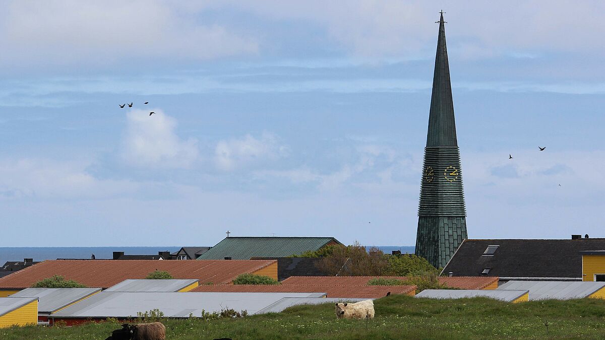 Die St. Nicolai-Kirche auf Helgoland 