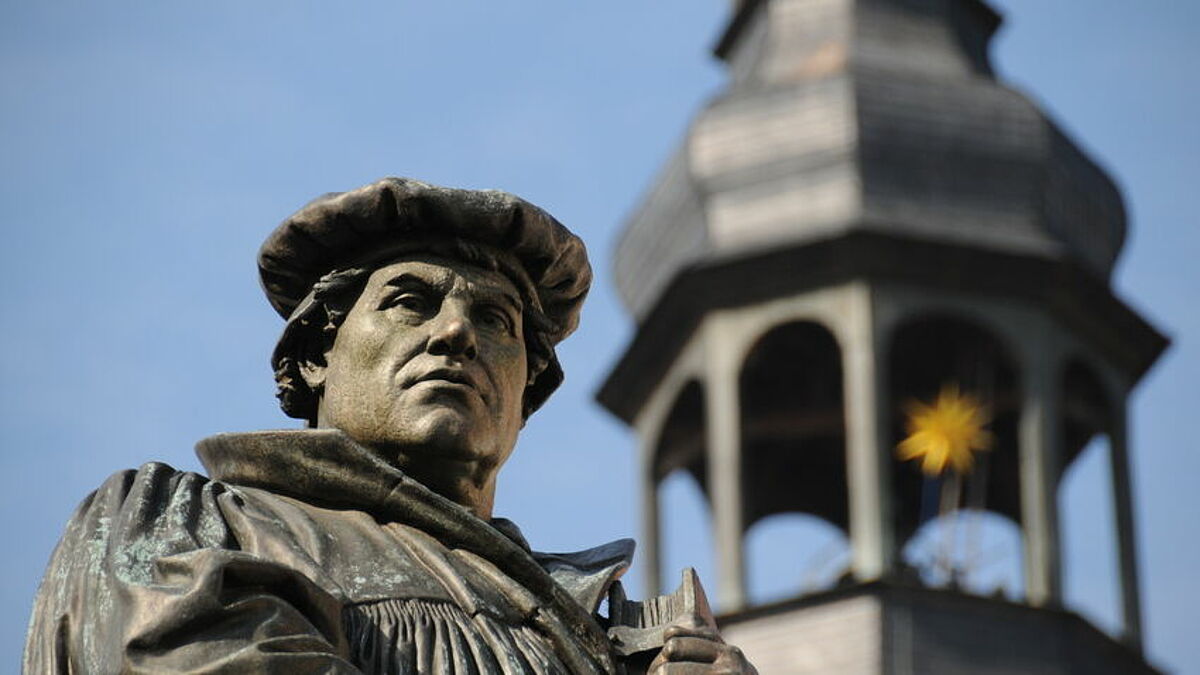 Luther-Denkmal in Eisleben