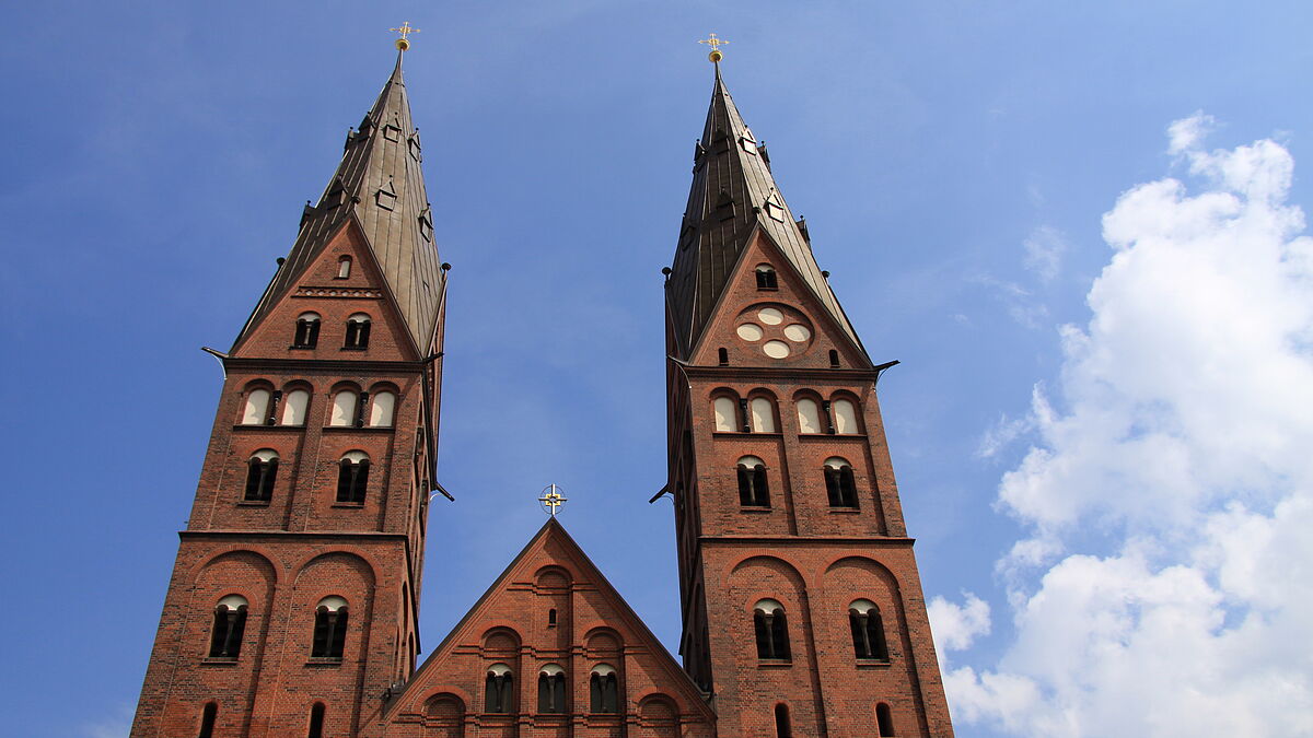 Der Mariendom in Hamburg.