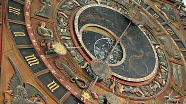 Detail der Astronomischen Uhr in der St. Marienkirche zu Rostock, Foto: Nordkirche