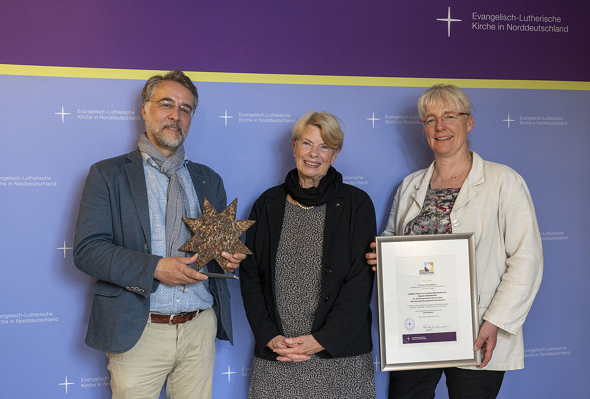 Arnold Pett, Pastor, und Gisela Semper, Kantorin der Kirchengemeine Jarmen