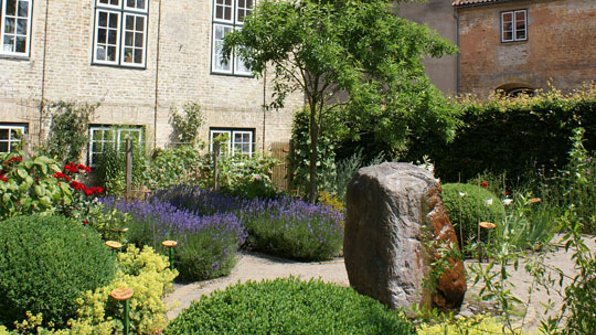 Der Bibelgarten im Bibelzentrum St. Johanniskloster in Schleswig