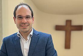 Social- und Multimedia Redakteur Florian Büh vom Kirchenkreis Hamburg-West/Südholstein.