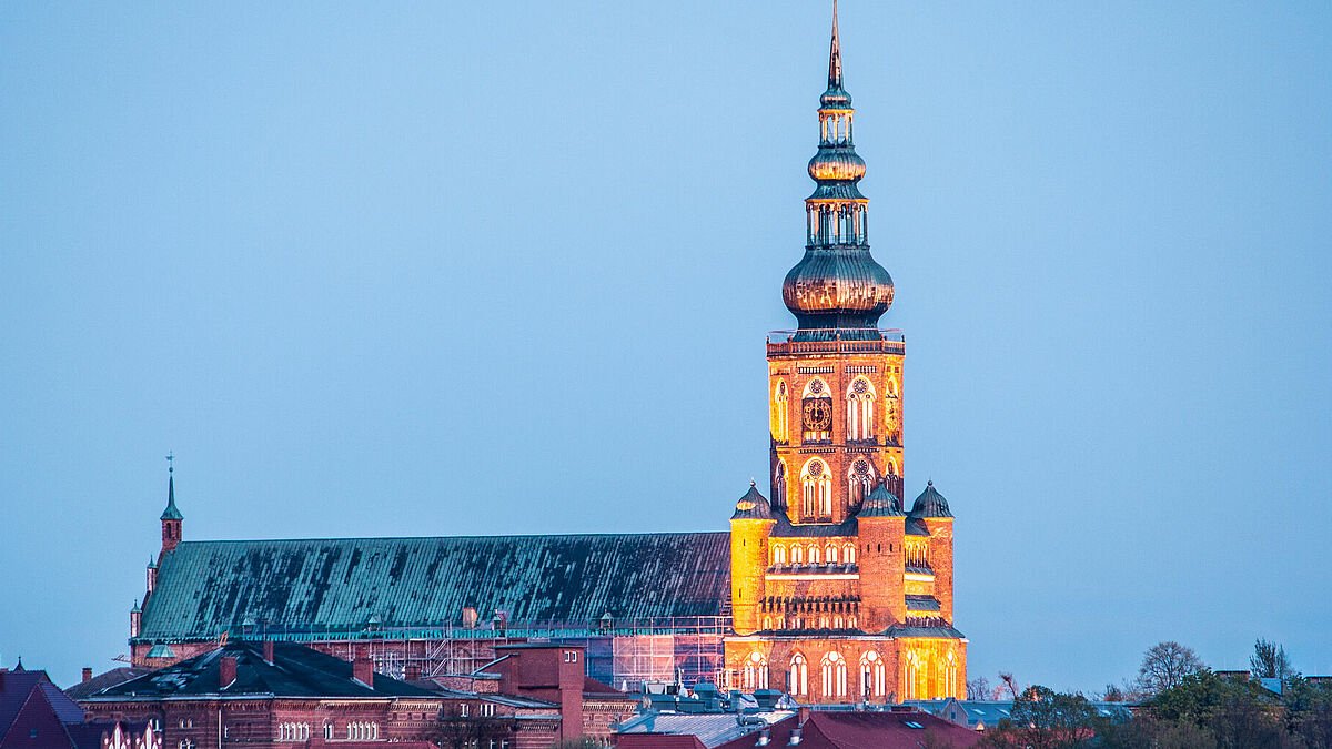 Der Ort der Bischofswahl: Der Dom St. Nikolai in Greifswald.