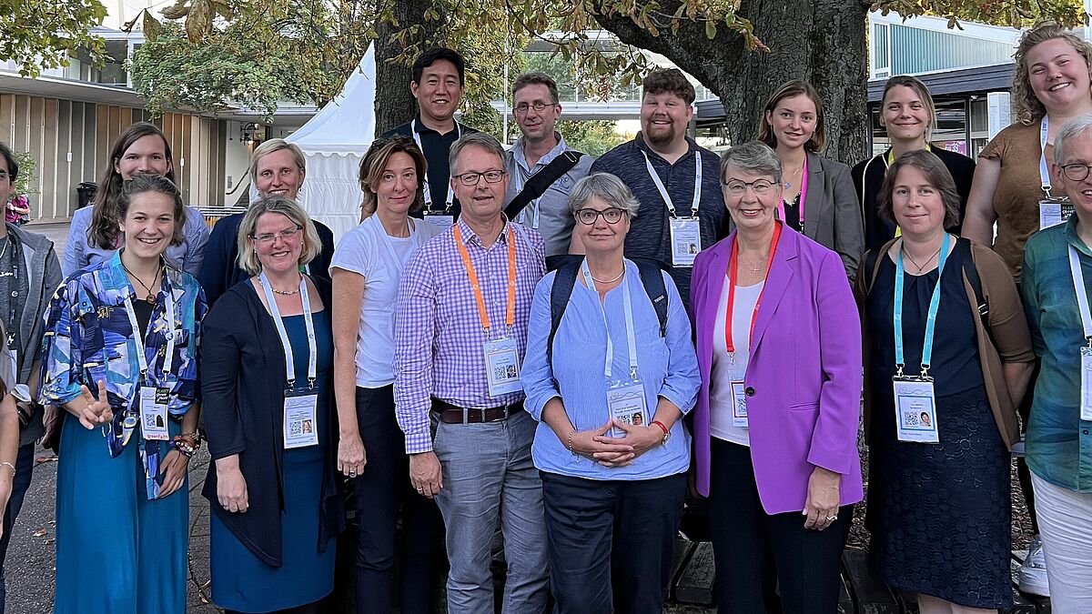 Die Delegation der Nordkirche bei der ÖRK-Vollversammlung 2022 in Karlsruhe