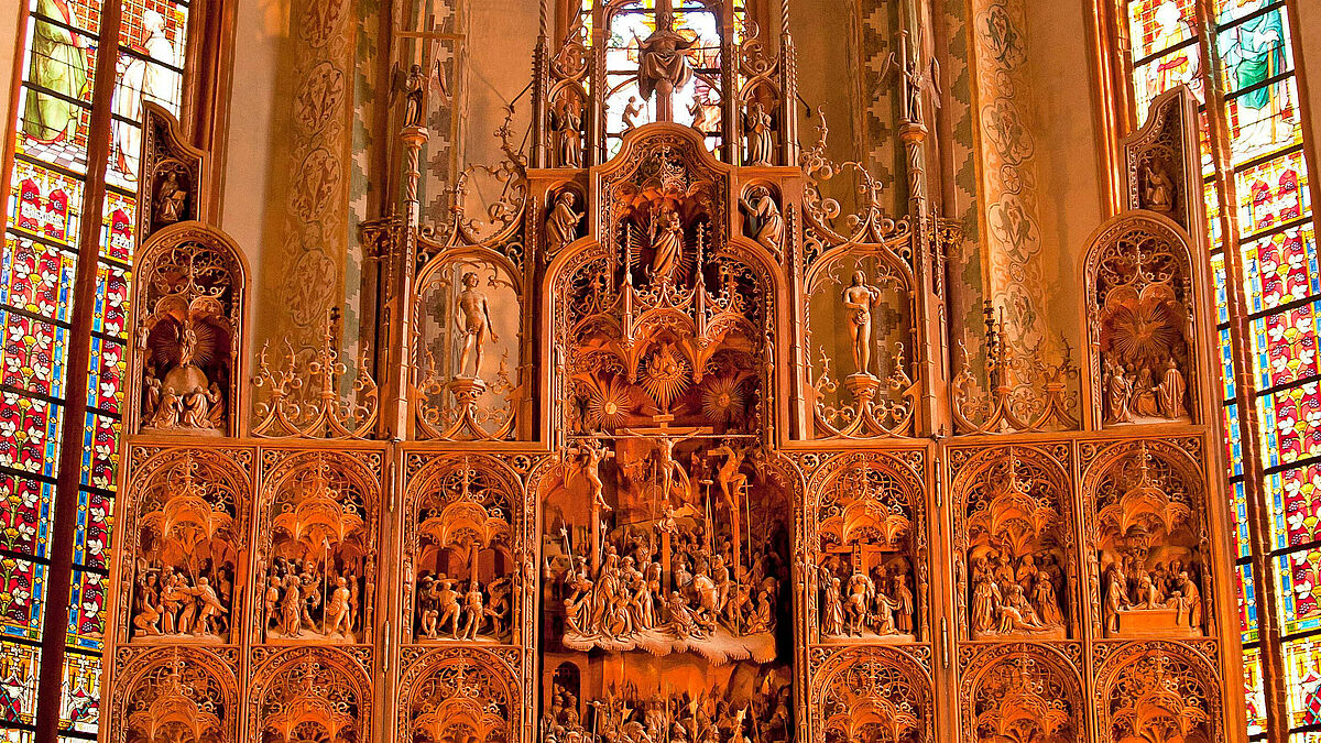 Der Brüggemann-Altar ist das Herzstück des Schleswiger Doms. Gebaut wurde er jedoch eigentlich für eine andere Kirche. 