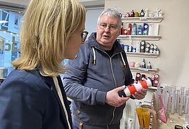 Nora Steen und Franz Brandmeier im Gespräch 