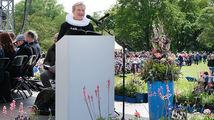 Der Posaunentag habe Hamburg "eingetaucht in ein Klangmeer des Glaubens", sagte Bischöfin Kirsten Fehrs.